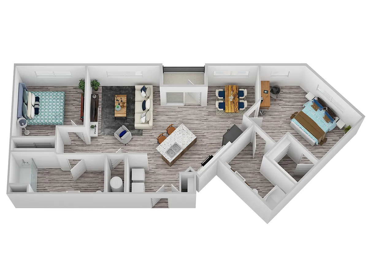 Floor plan The Hideaway - ADA