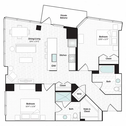 Floor plan Quandary Peak