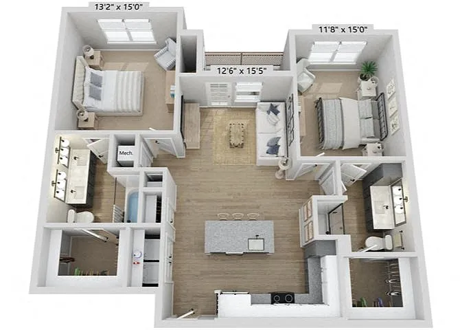 Floor plan B2AM