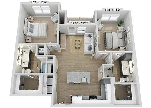 Floor plan B2AM