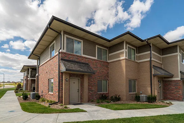 Our villas feature modern design and charming brick exteriors, creating a welcoming community atmosphere.