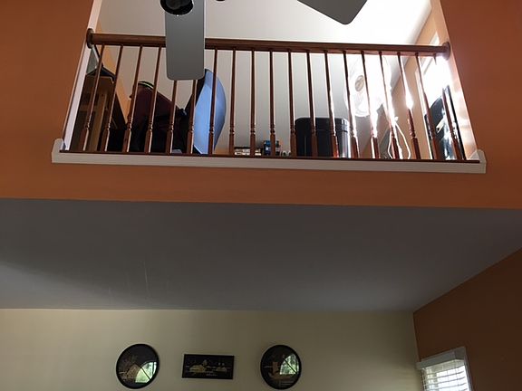 Office room above family RM.