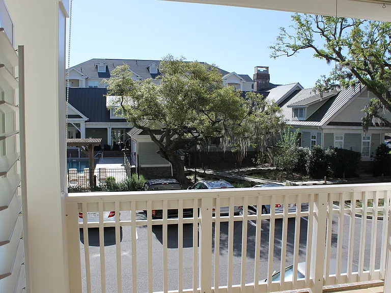 Balcony view of the club house