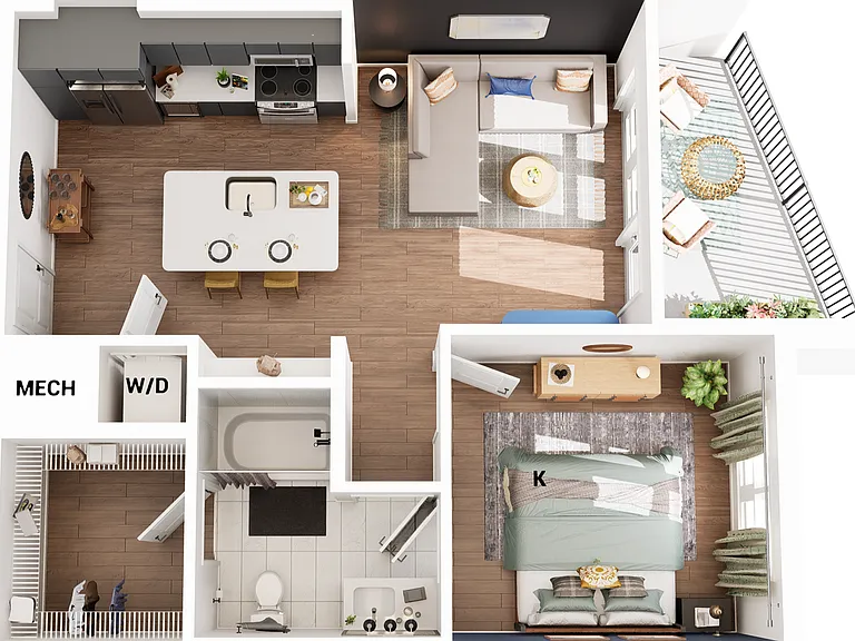 A1 floor plan Broadstone West End