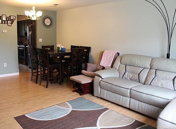 Living room and dining area...