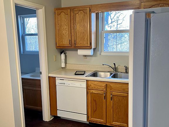 Kitchen and half bath