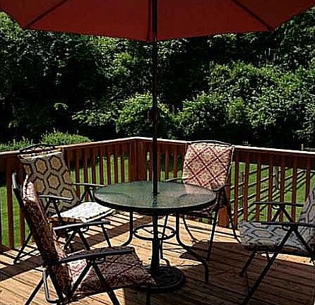 Enjoy the deck 