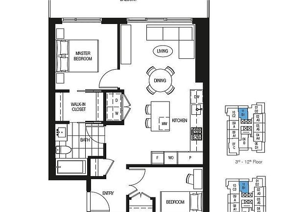 2nd image of 3833 Evergreen Pl #911