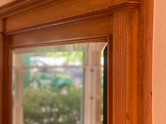 Beautiful historic details show in the craftmanship of woodwork