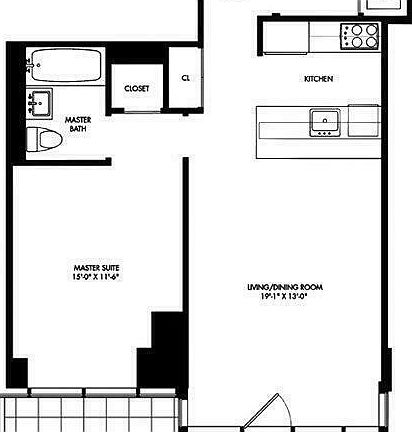 2nd image of 555 W 59th St APT 20E