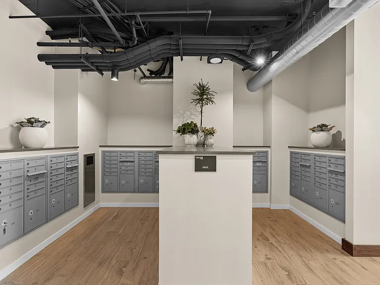 Convenient resident mailroom at Fryar Flats Apartments designed for everyday ease.