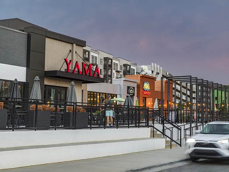 Elevate your lifestyle at Modera LoSo, ideally located near Yama in South End. Enjoy the ultimate blend of modern apartment living and delectable dining with Yama's exquisite flavors just around the corner.