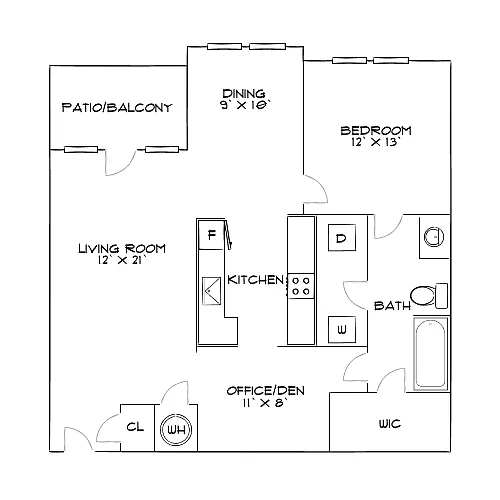 Floor plan Design 1C