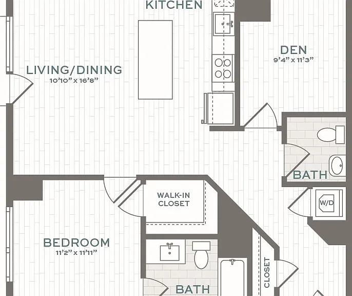 Lantera at Boston Landing - 1D.2 - 1 Beds - 1 Baths - 938 Sq. ft.