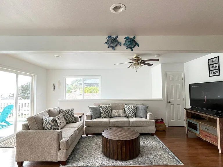 The living room