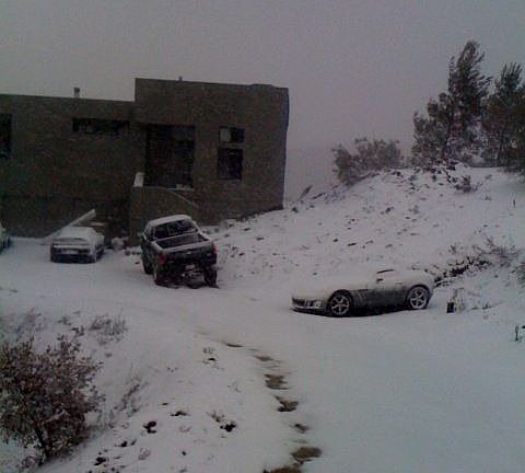 Snow in Alpine!