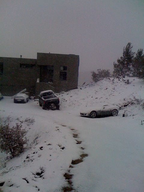 Snow in Alpine!