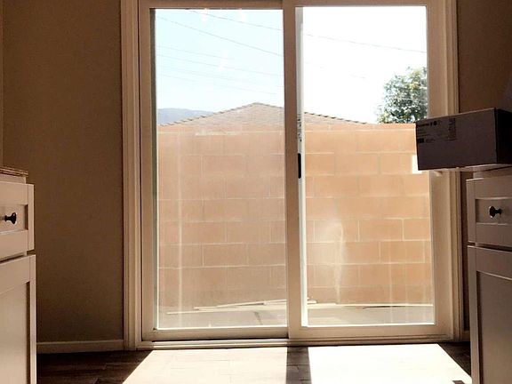 View from Kitchen to Patio