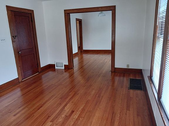 Living room with closet