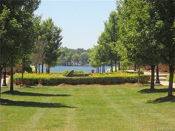 VIEW OF COMMONS AREA AND LAKE