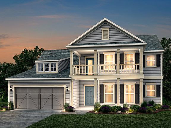 Furman Exterior 53 features Hardie Board siding, double covered front porches and 2 car garage