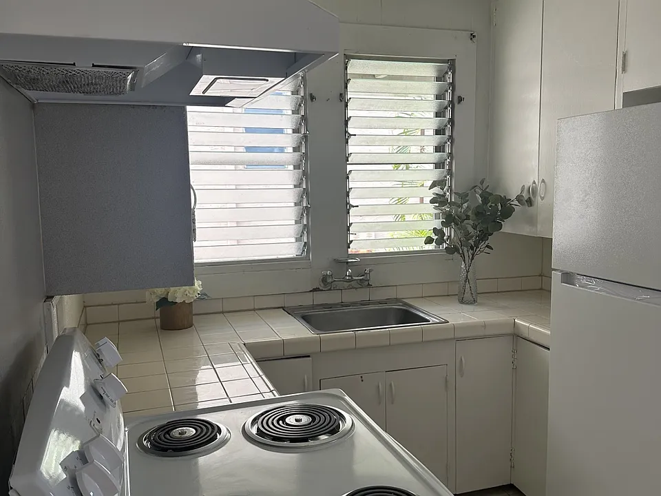 Brand-new appliances are installed.