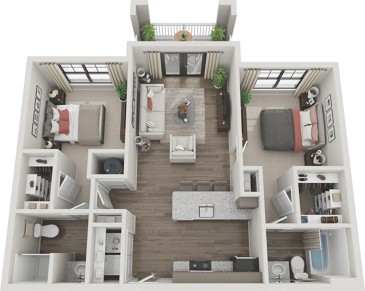 Floor plan B2A
