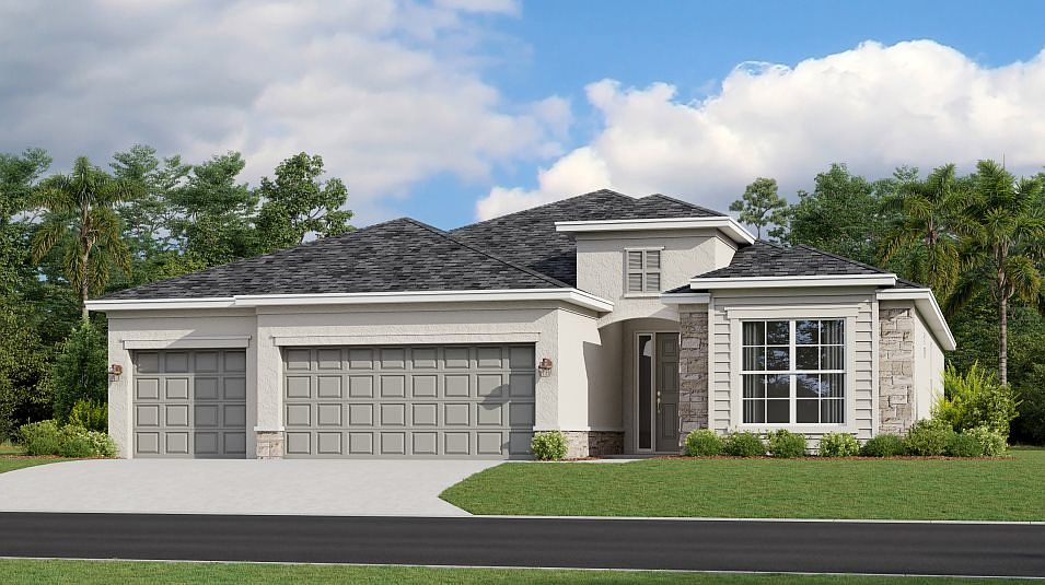The Princeton II Plan, Ibis Landing Golf & Country Club Manor Homes
