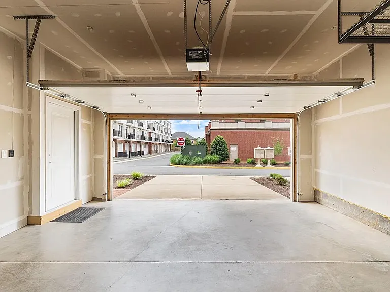 Two-car garage with storage.