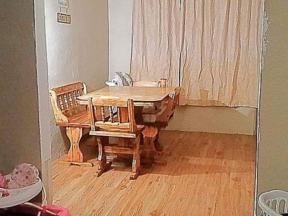 living area and dining area 
