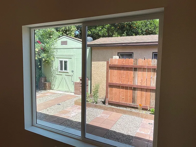 Large windows, small yard