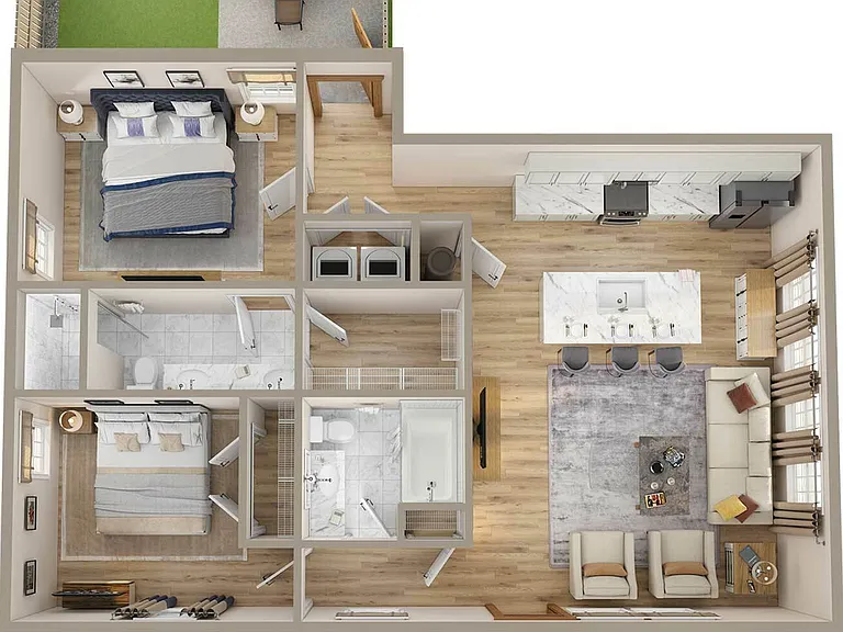 2 Bed/ 2 Bath 2 Bed/ 2 Bath