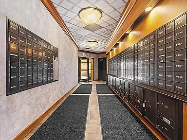 Garage Entrance w Mail Boxes