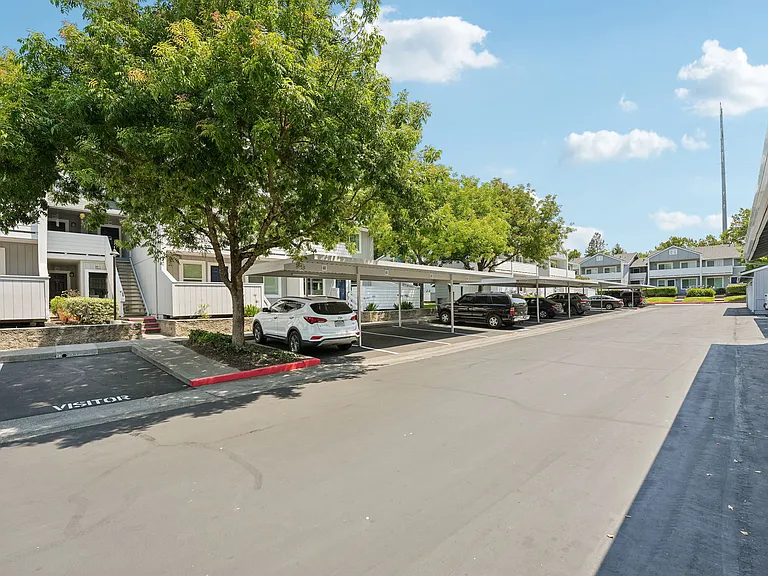 Covered assigned carports.