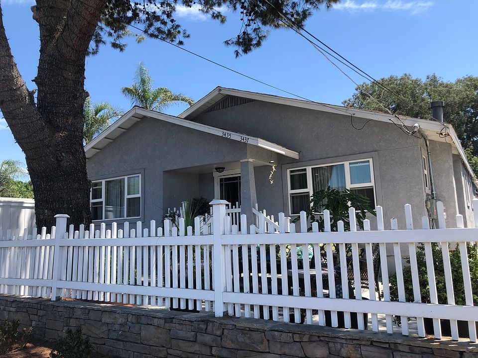 Front exterior of the property. The studio has its own private entrance and gated driveway located on the side.