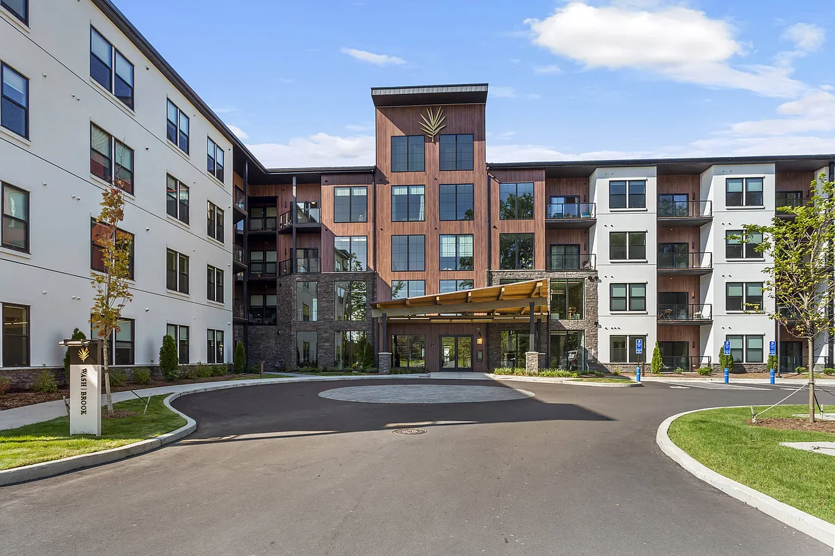 Main Entrance - The Residences at Wash Brook