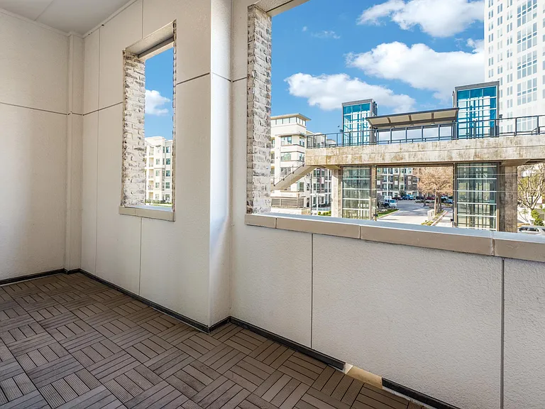 2nd floor balcony makes for a great space to sip your morning coffee.