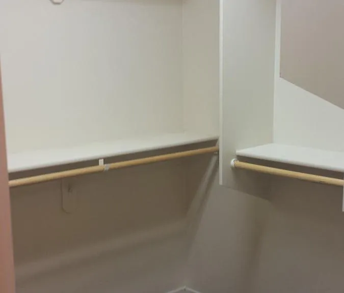 Master walk-in closet