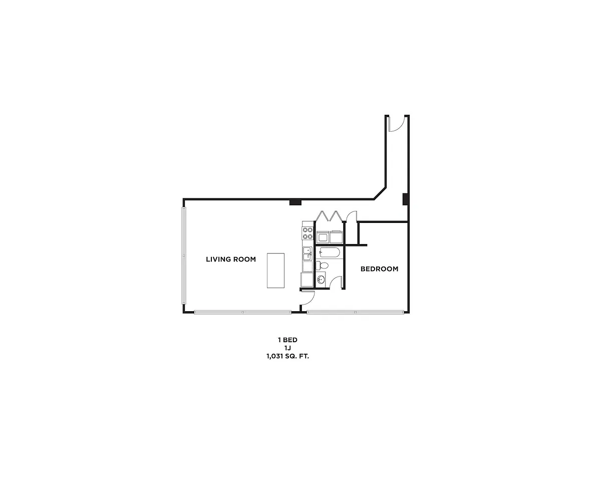 Floor plan 1J