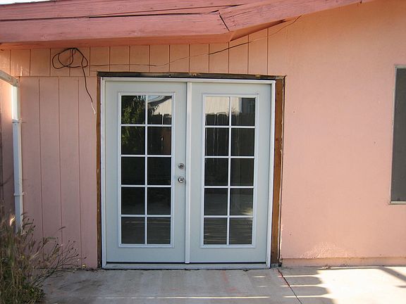 French Doors to Patio
