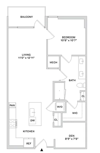 Floor plan A3B