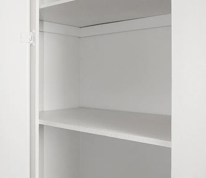 Entrance closet.