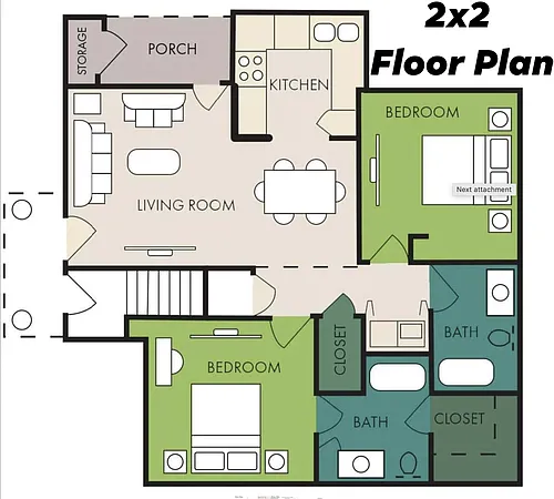 Floor plan 2/2 50%