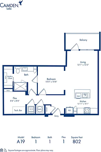 Floor plan A19