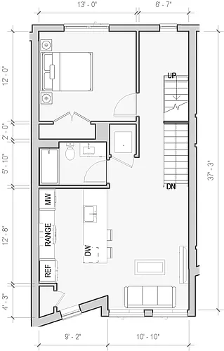 Floor plan Locust