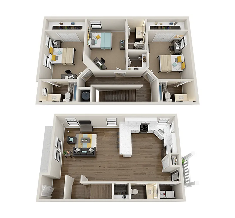 Floor plan 3x3.5 Premium