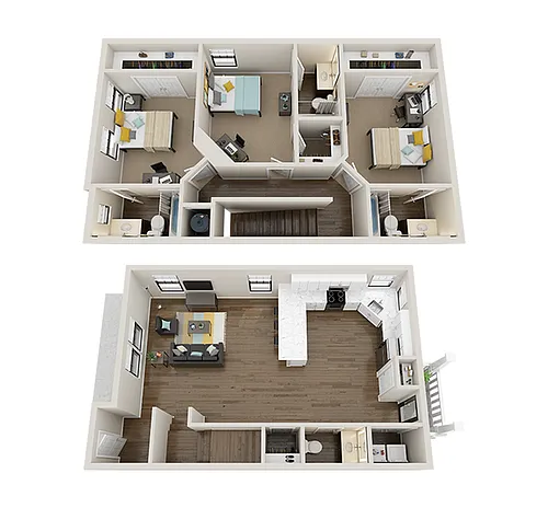 Floor plan 3x3.5 Premium