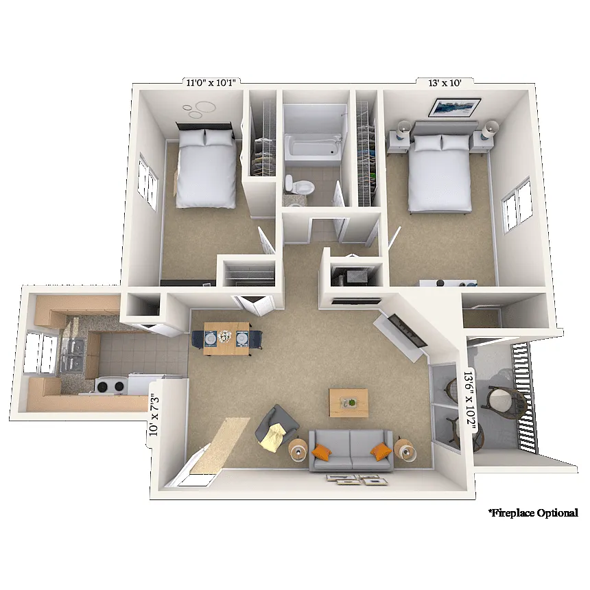 Floor plan The Willow