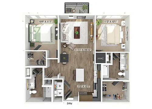 Floor plan B1