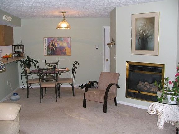 Dining room and Gas Fire Place
